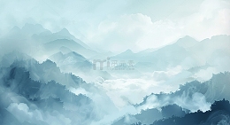 水墨丹青山水