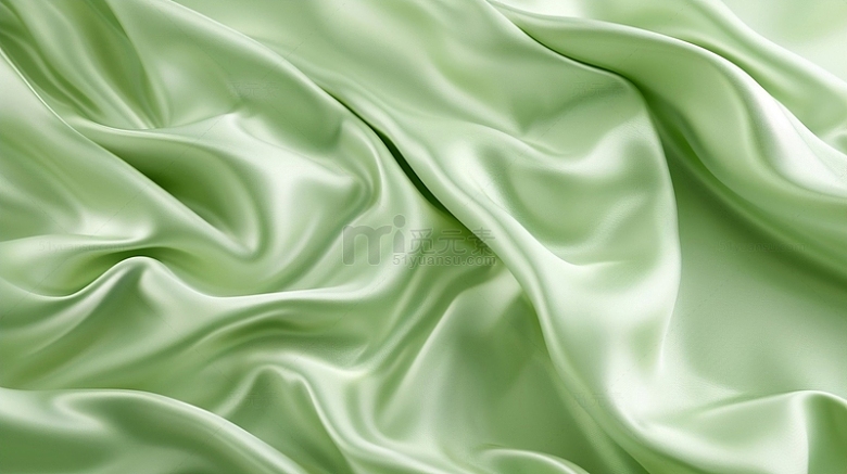 绿色丝绸背景