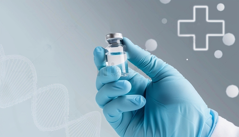 医学科技药瓶疫苗AI摄影