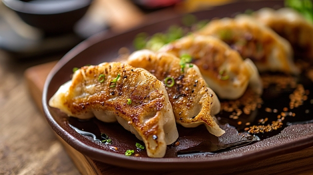 美味日式煎饺