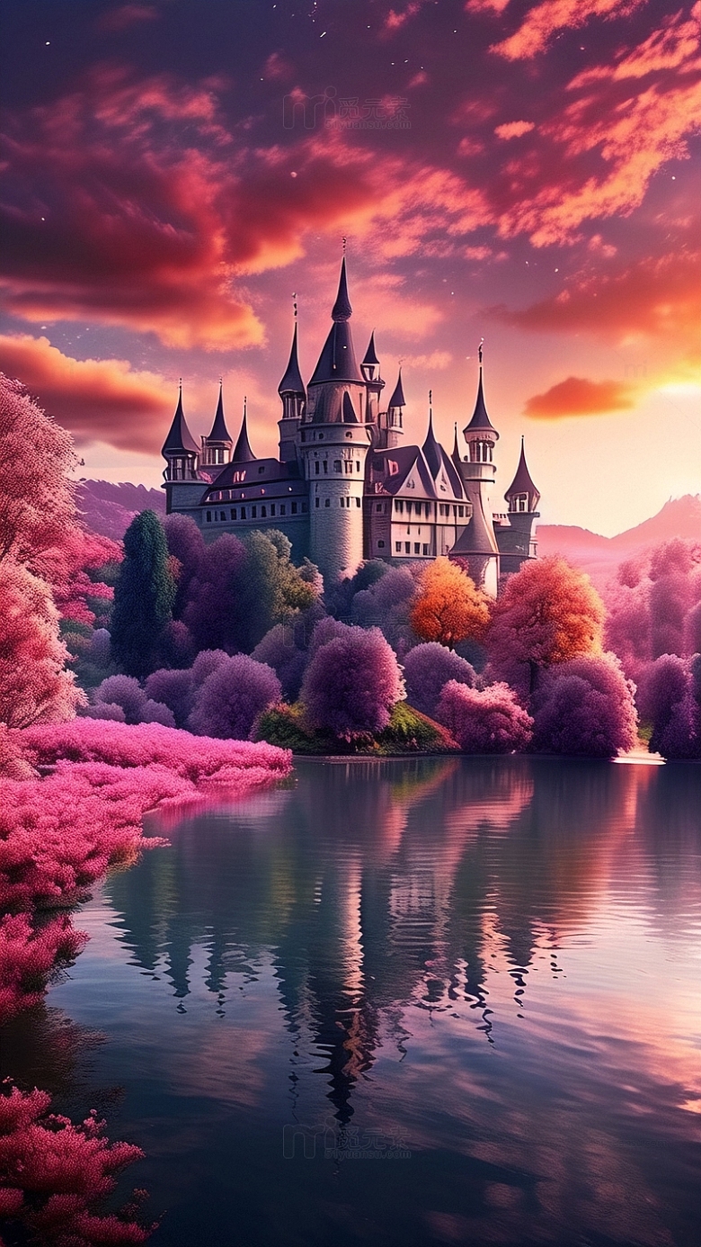 紫色魔法城堡