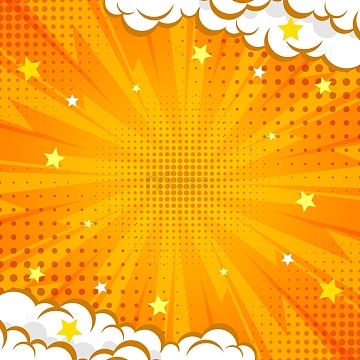 黄色散发光芒的背景