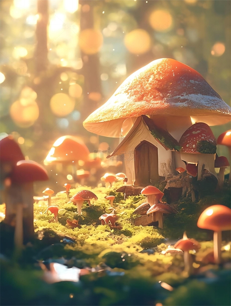 格林童话中的蘑菇屋