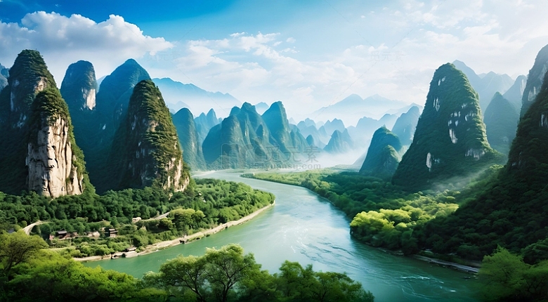 桂林山水景色