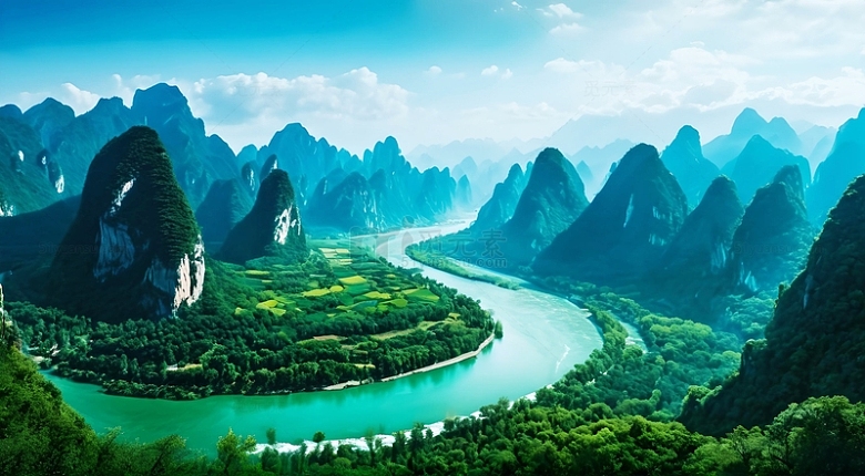 桂林漓江河流