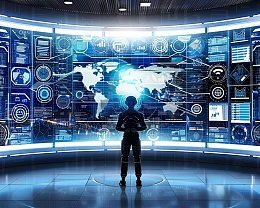 科技数据界面场景