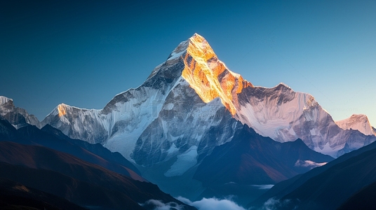 日照金山图片