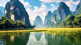 山水风景画风景如画