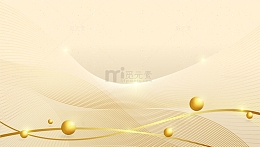 金色柔美线条