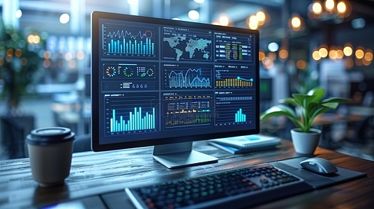 科技风数据可视化