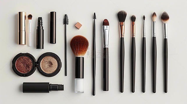 化妆品摆拍摄影图