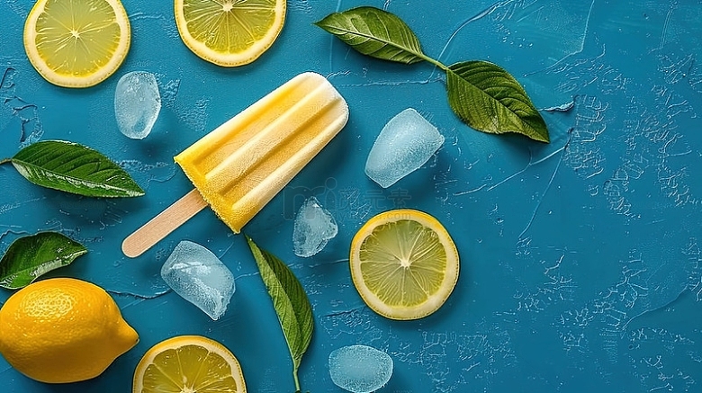 柠檬水果冰棍夏日清新冰凉雪糕