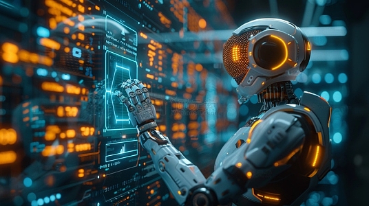 智能机器人在工作