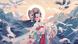 中国传统戏曲插画