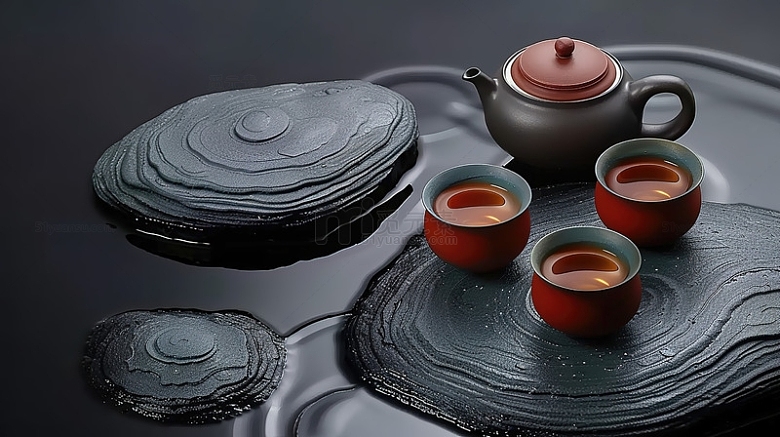 茶艺茶道文化国风茶壶茶杯品茶