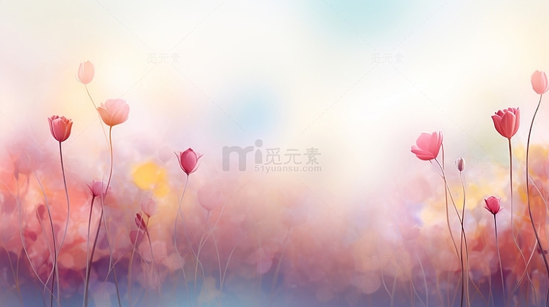 母亲节花朵背景图