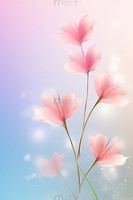 渐变虚幻唯美背景图
