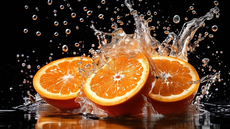 新鲜橙子橙子广告
