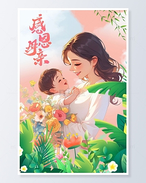 母亲节感恩妈妈