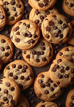 新鲜烘焙巧克力饼干