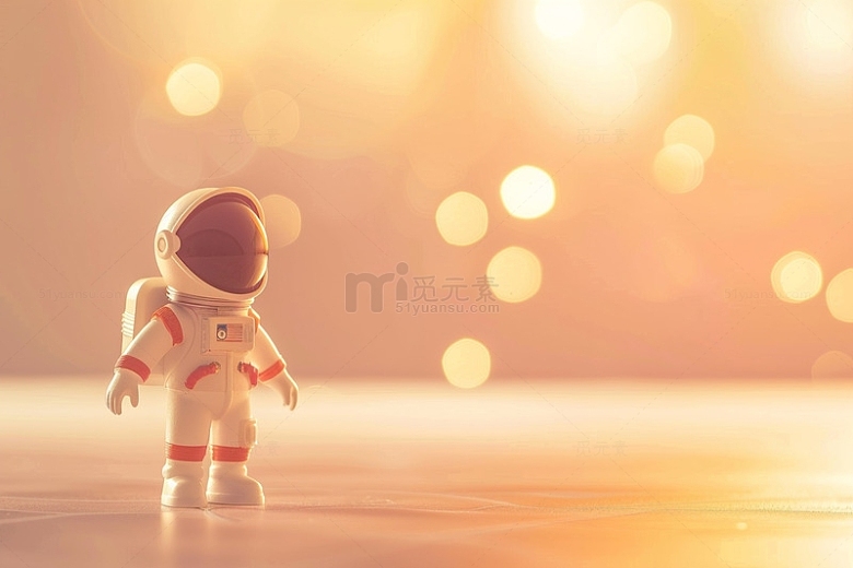 可爱的宇航员玩具
