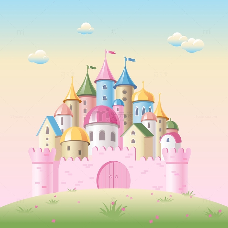 卡通童话梦幻城堡