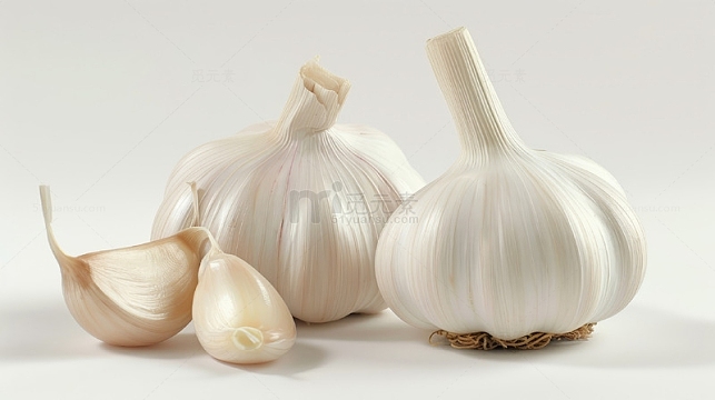 大蒜蒜头特写摄影