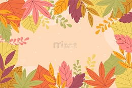 枯黄的落叶叶片