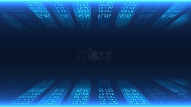 金融财务数字概念背景