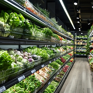 超市蔬菜货架