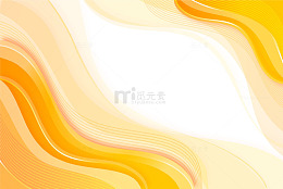 丝滑线条纹理黄色背景