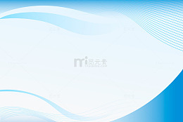 蓝色曲线波纹图案装饰科技背景