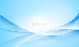 丝滑波浪装饰底纹商务科技蓝色背景