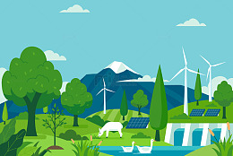 野外美好的生态环境