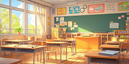 学校教室场景
