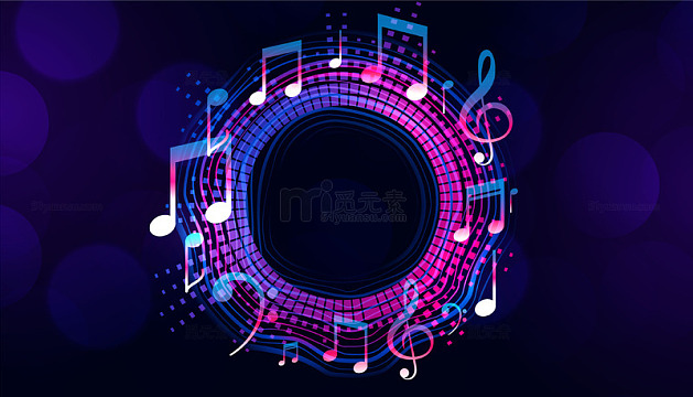 科技感的音乐节海报