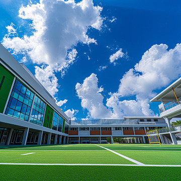 学校跑道场景