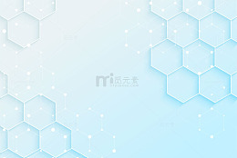 浅蓝色几何图形