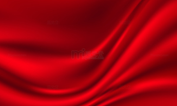 红色丝绸党建渐变背景