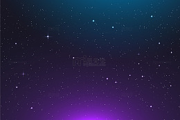 夜晚深色星空
