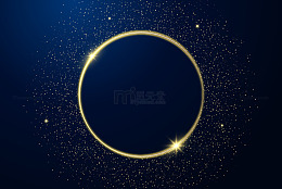 金色闪亮边框背景