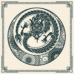 龙年插画卡通龙龙年图片生肖龙