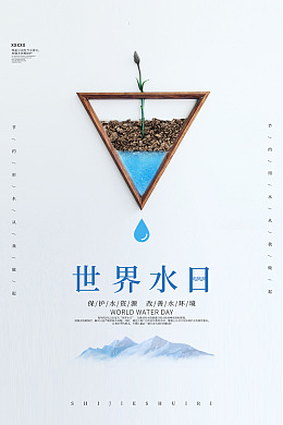 珍惜水资源世界水日