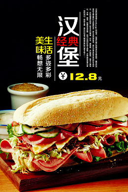 鸡肉汉堡新品汉堡