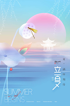 传统节气节气房地产立夏
