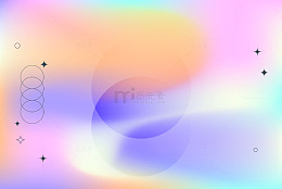梦幻渐变圆环星点