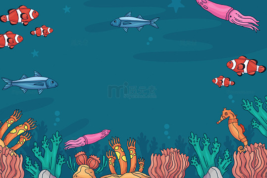 海底奇观多彩生物
