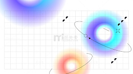 多彩圆环数据分布图