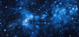 星空璀璨银河蓝色背景