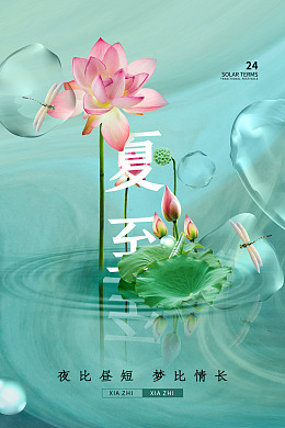 夏至素材二十四节气